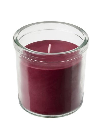 Buy Scented Candle In Glass, Berries/Red, 40 Hr in Saudi Arabia