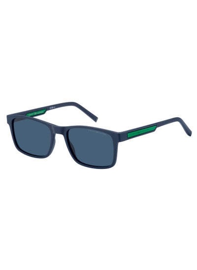 Buy Men's UV Protection Rectangular Shape  Sunglasses TH 2089/S BLUE 41 - Lens Size: 40.5 Mm - Mtt Blue M in UAE