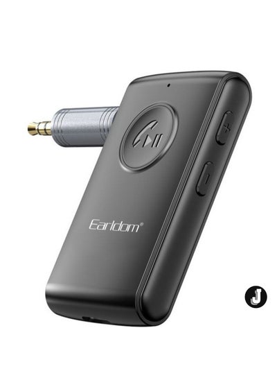 اشتري "Earldom ET-BR02 Bluetooth 5.3 Adapter – Hands-Free Call 3.5mm AUX Car Audio Stereo Receiver for Speakers & More" في الامارات