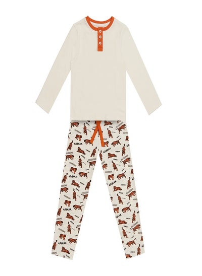 Buy Greentreat Boys Organic Cotton Loungewear Set in UAE