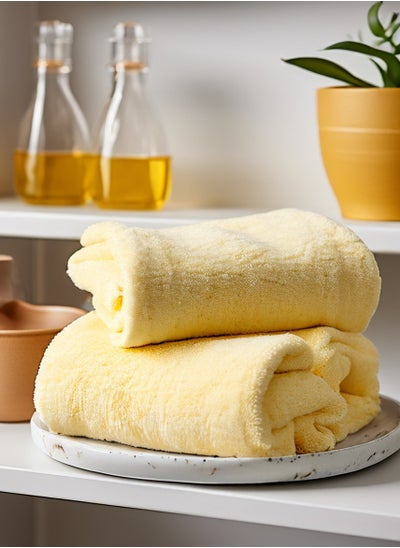 Buy Raymond Home Hand towel 2 PCs Super Soft 450 GSM Pure Cotton 40x60 cm in UAE