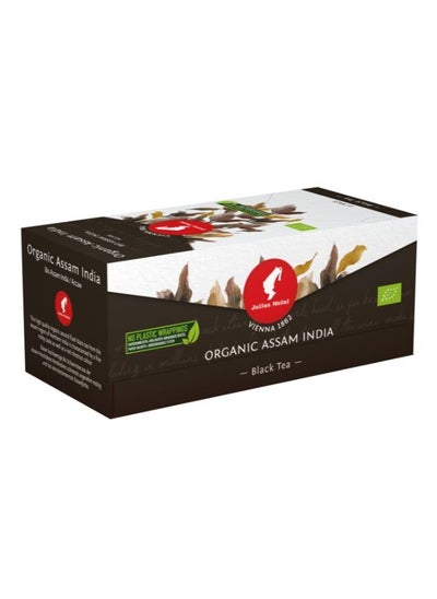 Buy Julius Meinl Organic Assam India Black Tea 25ct - Plastic Free Packaging Biodegradable Filter in UAE