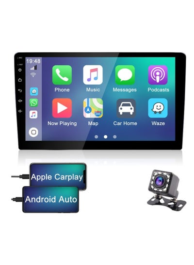 Buy 9 Inch Android Screen For Car 2GB RAM 32 GB Memory Support Apple Carplay Android Auto Full HD Touch Screen Display built In Bluetooth USB Radio WiFi Play Store Backup Camera included in UAE