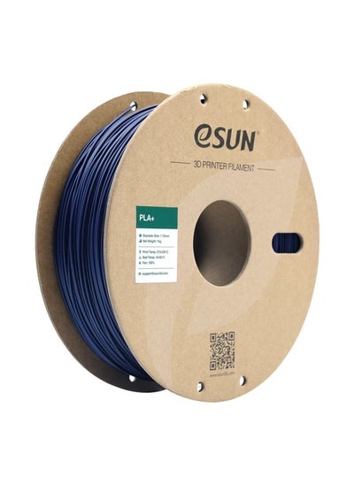 Buy eSun 3D Printer Filament PLA+ 1.75 mm Dimensional Accuracy +/- 0.05 mm 1 Kg (2.2 lbs) Spool 3D Printing Material for 3D Printers – Dark Blue in UAE