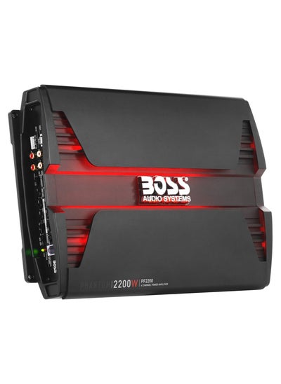 اشتري BOSS Audio Systems PF2200 Phantom 2200 Watt, 4 Channel, 2 4 Ohm Stable Class AB, Full Range, Bridgeable, Mosfet Car Amplifier with Remote Subwoofer Control في الامارات