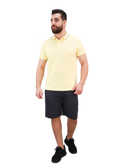 Buy Men's Short Sleeve Pique Polo in UAE