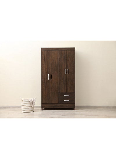 Buy Clean 4 Door Wardrobe With 2 Drawers in UAE