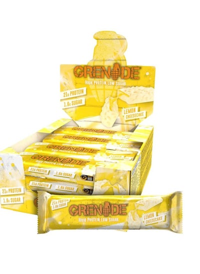 اشتري Grenade Carb Killa High Protein Low Sugar Bar Lemon Cheesecake12 x 60 g في الامارات