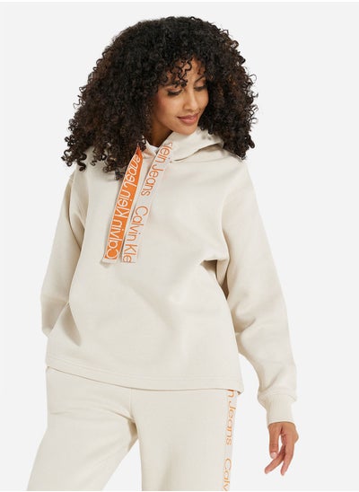 Buy CONTRAST DRAWCORDS HOODIE in UAE