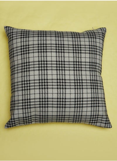 Buy Checked Cushion With Insert 45X45Cm in UAE