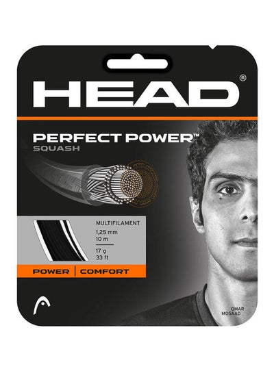 Buy Perfect Power Squash String | For Single Racket | 1.25mm - 17 Guage in UAE