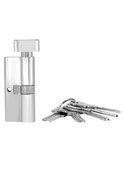 Buy Cylinder Brass Iron Body Door Lock With Key 70MM in UAE