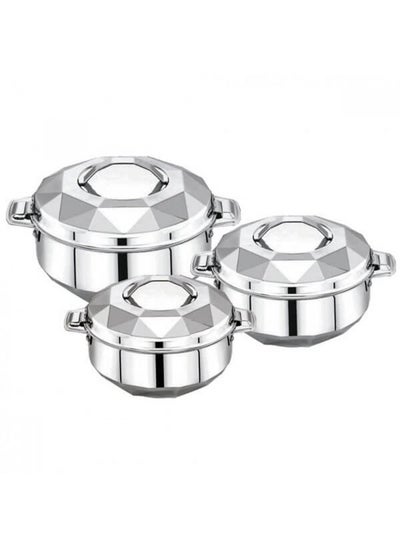 Buy A set of 3-piece food containers in sizes 1000, 1500, 2000 ml in Saudi Arabia