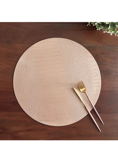 Buy Round PVC Placemat 38 x 38 cm in Saudi Arabia