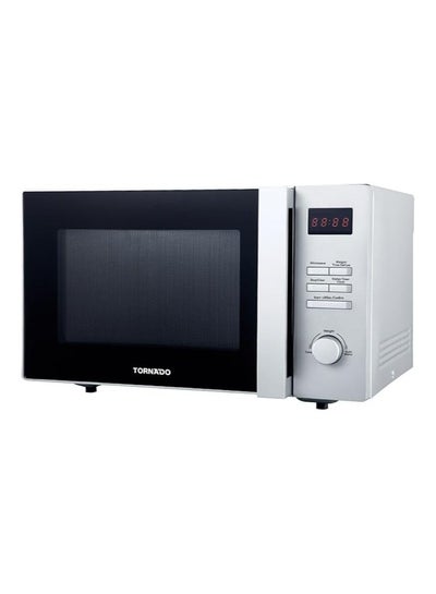 Buy TORNADO Microwave Solo 25 Liter 900 Watt 8 Menus Silver TMD-25SE-S in Egypt