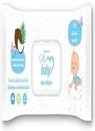 Buy Easy Care Baby Wipes, Coconut Scent, 120 Wipes in Egypt