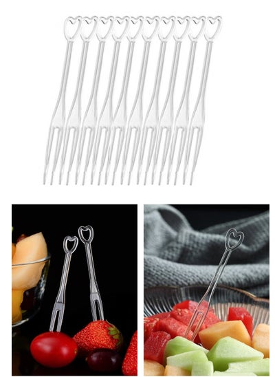 Buy 29 Pieces Disposable Plastic Fruit Forks for Family Parties Birthday Weddings in Egypt