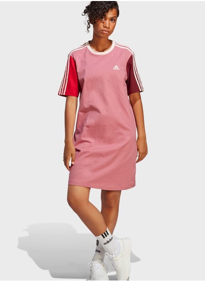 Buy 3 Stripe Boyfriend T-Shirt Dress in UAE