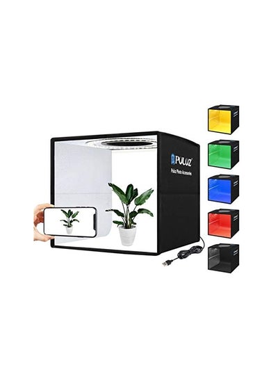 Buy Soft Box Set Portable Folding Photo Lighting Modifier Photography Tent Box with 12 Colors Backdrops in Saudi Arabia