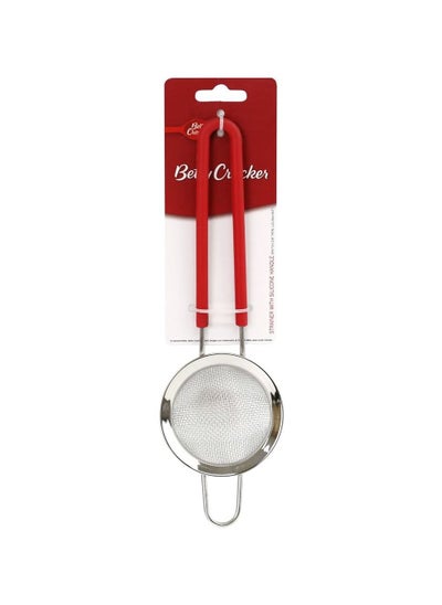 Buy Betty Crocker Stainless Steel Strainer with Silicone Handle in UAE