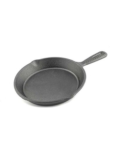 اشتري Cast Iron Cast Iron Fry Pan 20 cm ,Black في الامارات