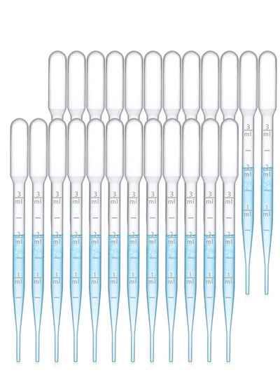100Pcs 4ml Disposable Plastic Transfer Pipettes,Calibrated Dropper F