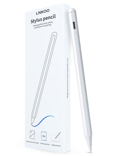 Buy Active Digital Stylus Pen Pencil Pro 2nd generation iPad Pen with Fast Charging & Palm Rejection For Apple iPad 2018 and Later White in Saudi Arabia