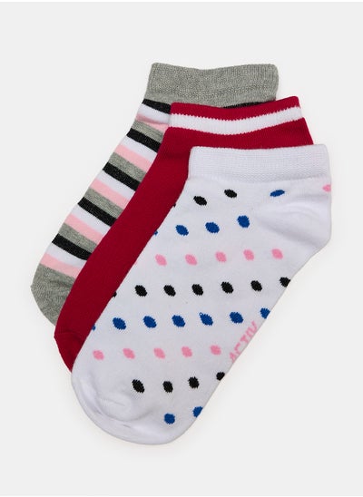 اشتري Girls Ankle Socks Pack*3 في مصر