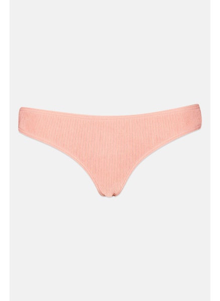 اشتري Women Textured Bikini Bottom, Pink في الامارات