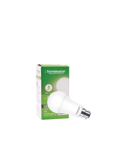 Buy Terminator Led Bulb White 9W TLEDB-9W in UAE