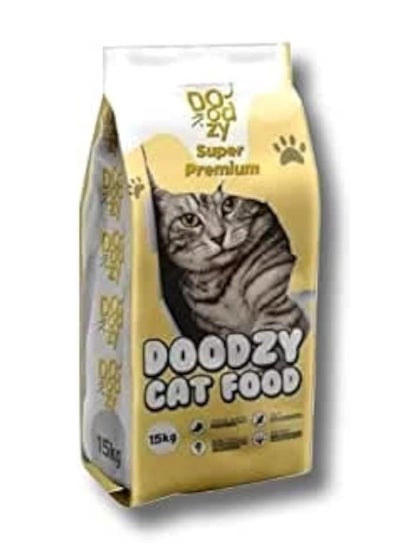 Buy DOODZY DRY FOOD FOR CAT SUPER PREMIUM  15 kg in Egypt