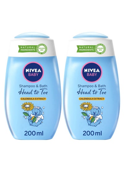 Nivea Baby Shampoo & Bath Head To Toe With Calendula Extract