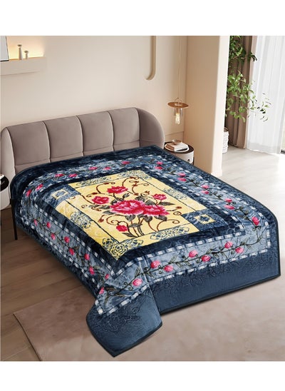 Buy Heavy winter blanket size 240 cm x 220 cm and weight 6 kg, super soft blanket made of high quality material in Saudi Arabia