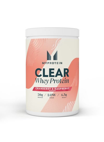 Buy Clear Whey Isolate Cranberry & Raspberry Flavour 498G 20 Servings in Saudi Arabia