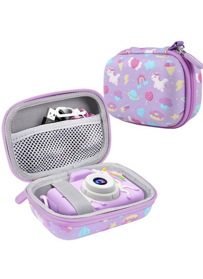 اشتري Kids Camera Case Compatible With Goopow/Dwfit/Slothcloud/Colofree/Kizjorya Kids Camera Toys And Children Digital Video Camera,Best Christmas And Birthday Gifts-Purple Unicorn(Case Only) في السعودية