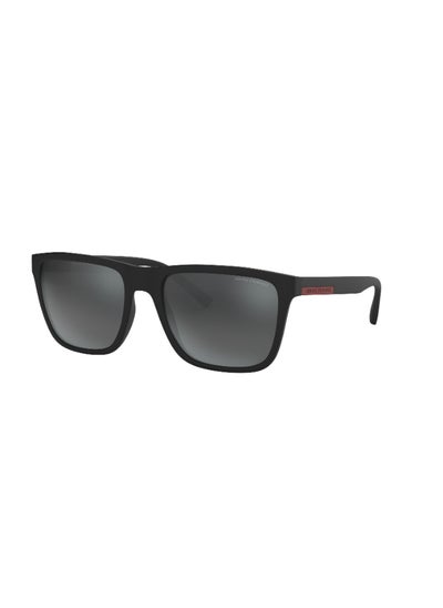 Buy Men's Square Shape  Sunglasses 4080S - Lens Size: 57 Mm - Matte Black in Saudi Arabia