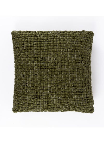 Buy Otis Filled Cushion, Winter Green - 50x50 cm in UAE