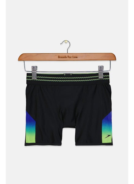 اشتري Men Colorblocked Swimming Trunks, Black Combo في السعودية