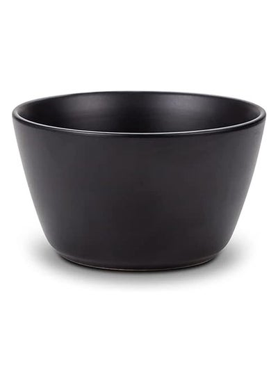 Buy Nava Stoneware Soho Black Cereal Bowl 14Cm in UAE