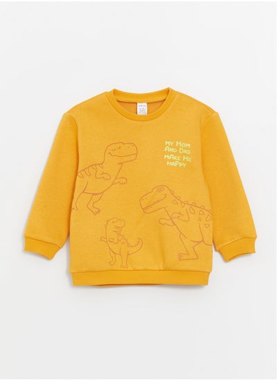 اشتري Crew Neck Long Sleeve Printed Baby Boy Sweatshirt في مصر