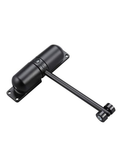 Buy Automatic Door Closer Safety Wheel Roller Spring Closer Easy to Install Convert Hinged Doors Self-Closing Diecast Construction Black in Saudi Arabia