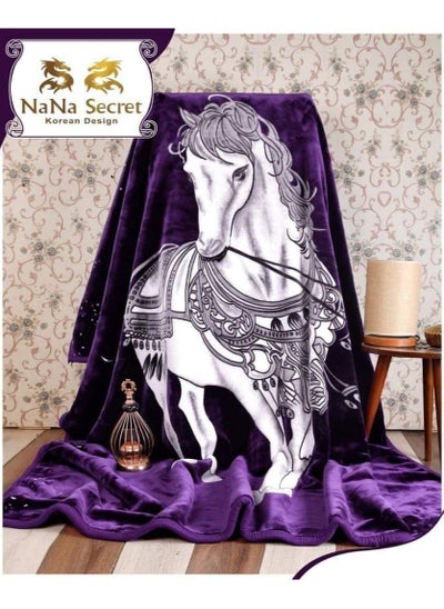 Buy Blanket 8 kg, laser engraving, Korean design in Egypt