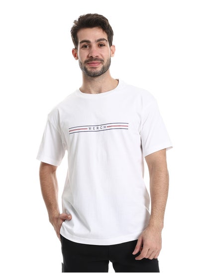 Buy Merch Men Cotton  T-Shirt-White in Egypt