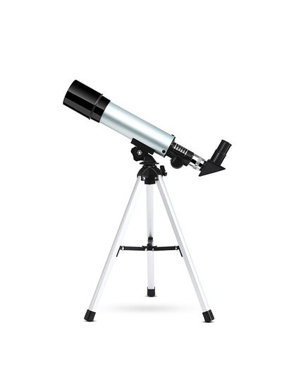 Buy 50mm Portable Refractor Telescope & HD Binoculars, Fully Coated Glass Optics, Telescopes for Astronomy for Beginners and Kids, with Adjustable Tripod in Saudi Arabia