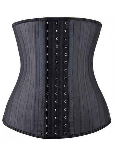 اشتري Waist Trainer for Women Latex Underbust Waist Corsets Cincher Hourglass Body Shaper 4 Hooks Medium Size في الامارات