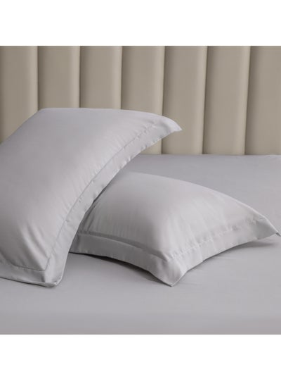 Buy Microfiber Pillowcases 2-Pcs Soft Pillow Cover (50 x 75 CM) With Envelope Closure (Without Pillow Insert),Cotton Seed in UAE