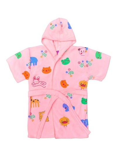 Buy Swimming Bath Gown For Kids Bath Gown For Baby Boys Baby Girls ; Swimming Gown For Kids (Bunny Hood Pink 6 Months2 Years(Small)) in UAE