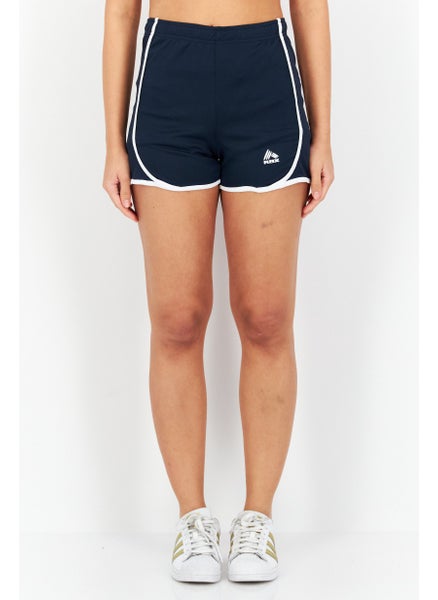 اشتري Women Sportswear Fit Brand Logo Training Shorts, Navy في السعودية