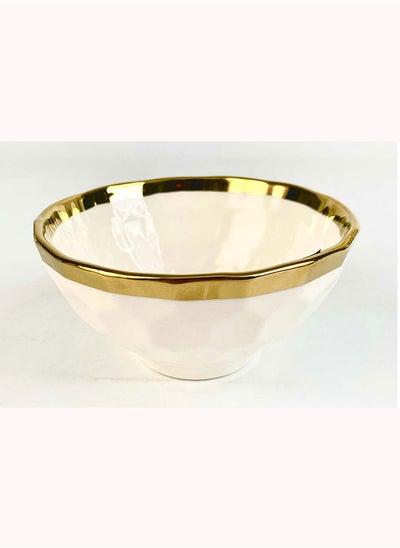 اشتري Altin Cereal Bowl D14cm- White & Gold في الامارات