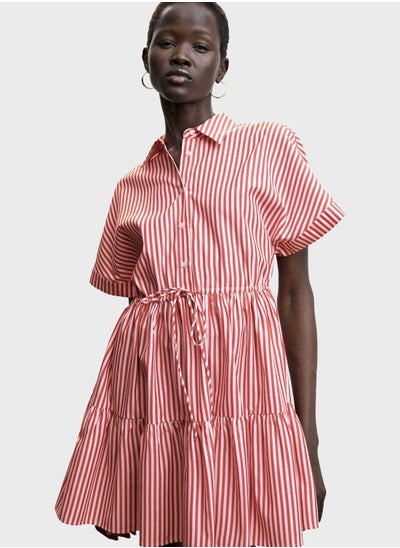 اشتري Striped Tie Detail Dress في السعودية